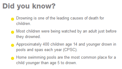 Water Safety Facts - Pool Safety Facts from SafeKids.org