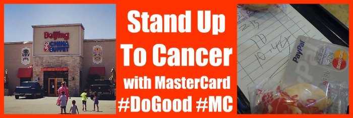 Stand Up To Cancer with MasterCard #DoGood #MC